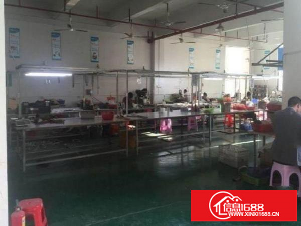 龙岗区横岗新出楼上带装修电子厂房600平出租?水电齐全