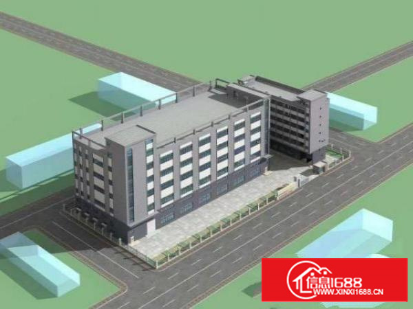 独院新建轻重工业厂房12000平