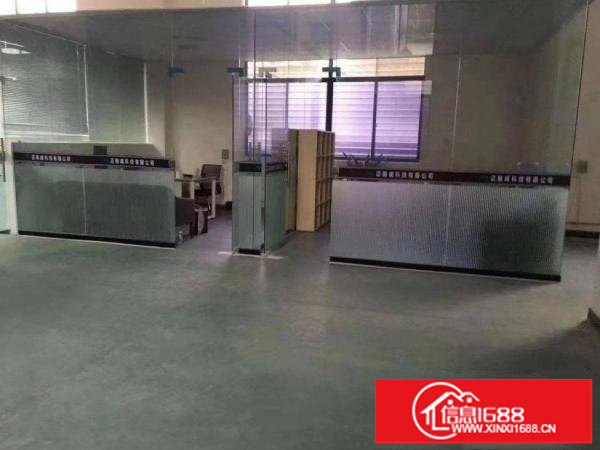 出租龙岗区龙西厂房一楼1000平方无需转让费现成办公室精装修