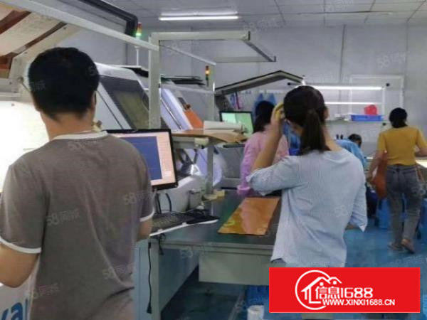 沙井后亭地铁口新出楼上360平招租;有前台办公室车间拎包入住