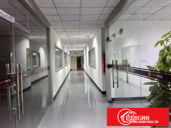 横岗四联大型工业园标准厂房1200平米出租，带红本位置好