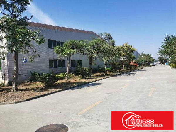 风岗花园式钢结构单一层厂房出租可分租面积12000平带办公楼