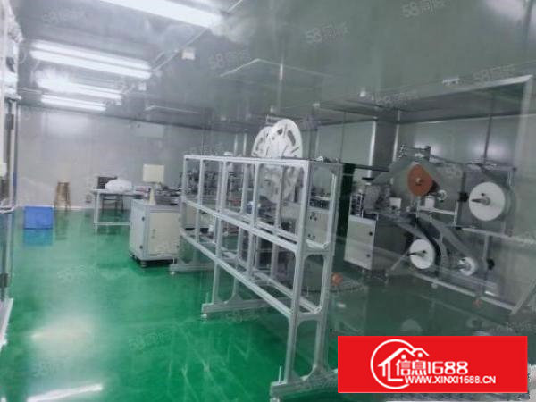 沈海高速出入口附近楼上880平精装无尘车间招租，入驻可生产。