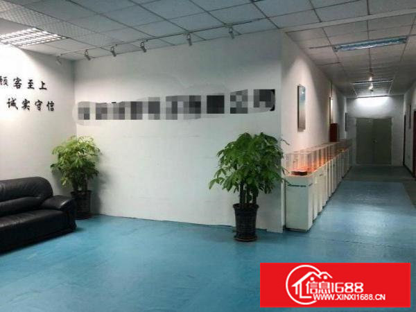 横岗恒丰路680平米精装修厂房出租，不要转让费