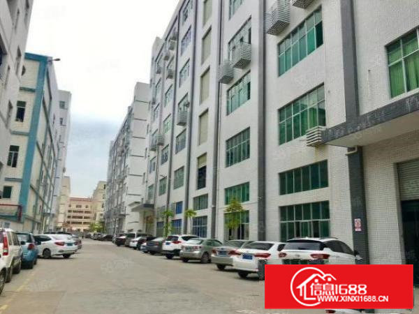 凤岗工业园空出5楼厂房1900平方带装修14元