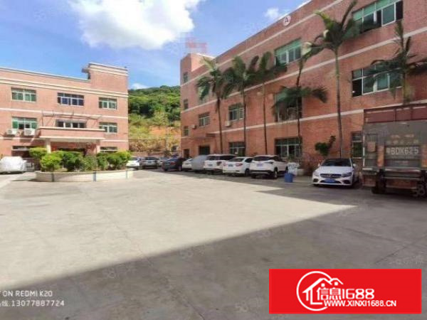 凤岗雁田怡安工业城楼上1000平现成水电办公室厂房出租可分租