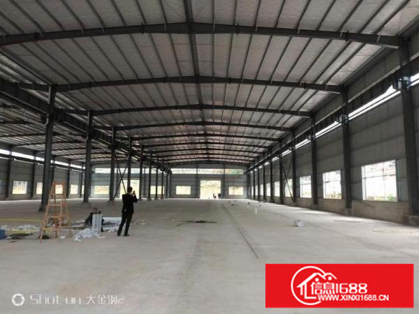公明田寮滴水9米高钢构厂房9000平米25元租