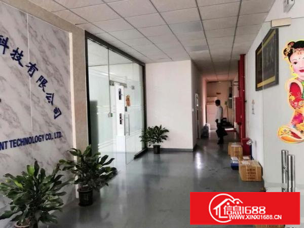 横岗荷坳一二楼780平实际面积带装修厂房整层招租（可分租）