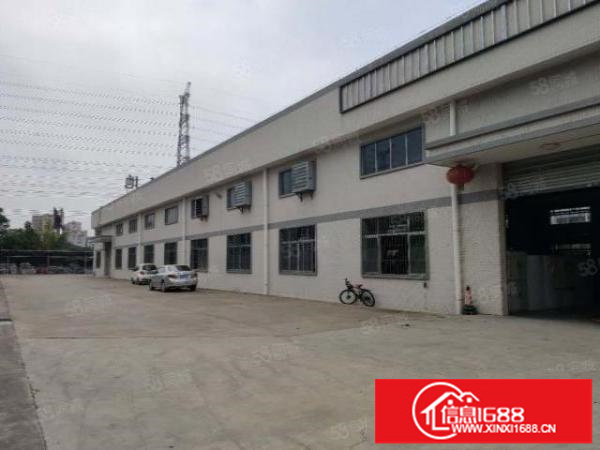 平湖清平高速出口独栋2000平钢构厂房出租层高8米空地大可分