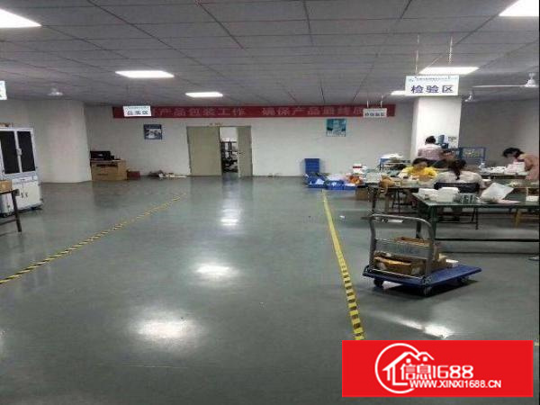 龙岗区南约楼上600平方带精装厂房出租可分租