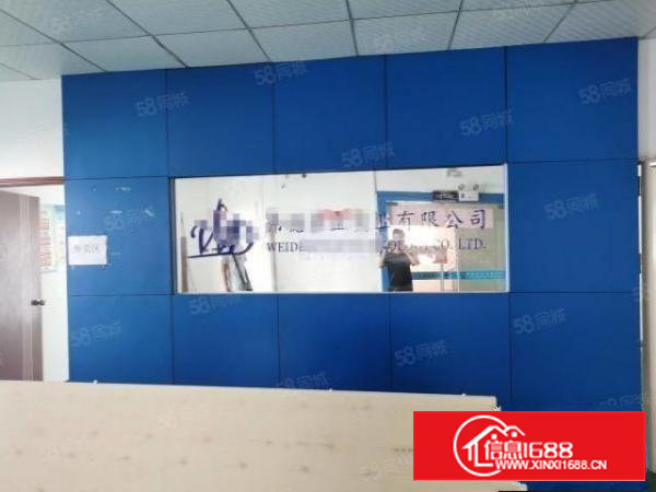 石岩应人石楼上300平精装修厂房出租