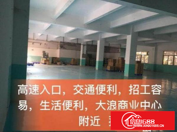 大小厂房写字楼招租大浪商业中心