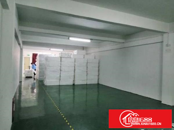 横岗六约六和路三楼500平方带装修地坪漆厂房出租