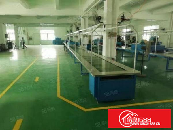 横岗四联独门独院三楼带豪华装修现成电子厂1600平米厂房出租