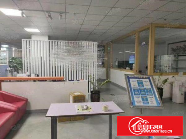 沙井新桥高新园区楼上1800平豪华装修带无尘车间