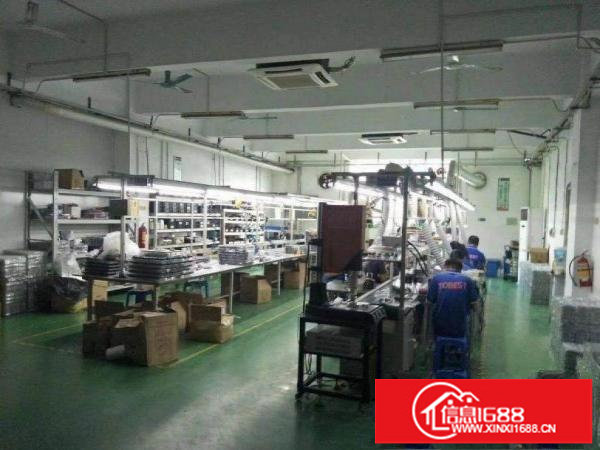 龙岗实际面积独栋厂房2000平可分租高度6米带行车免费用