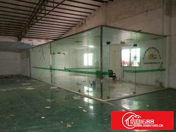 清溪谢坑工业区独院带装修钢构厂房1900平出租