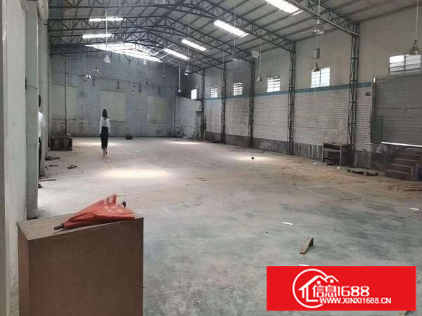 清溪单一层砖墙到顶标准小独院钢构厂房出租1200平水电齐