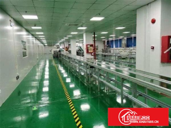 工业区新出三楼无尘车间1500方，独立办公豪华装修，无转让费