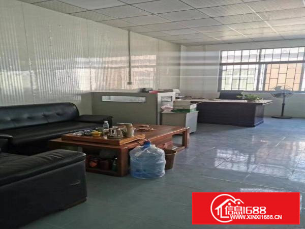 长安乌沙新出楼上现成装修厂房350平方有办公室车间地坪漆