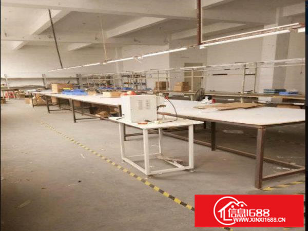 横沥新四楼上业主厂房600平方现火热招租，公摊小