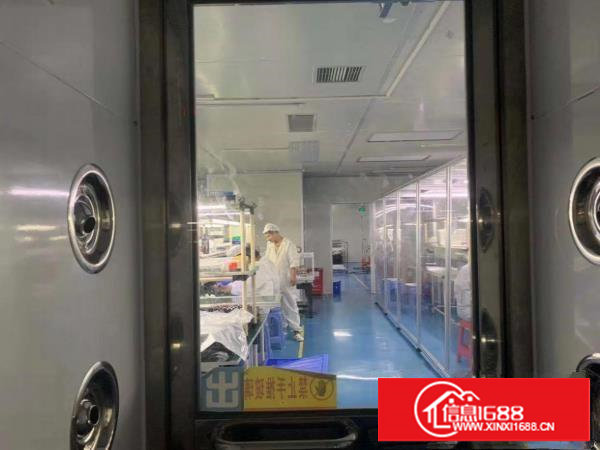 沙湖千级无尘车间!整层1300平,现成装修电梯直达,邻近观澜