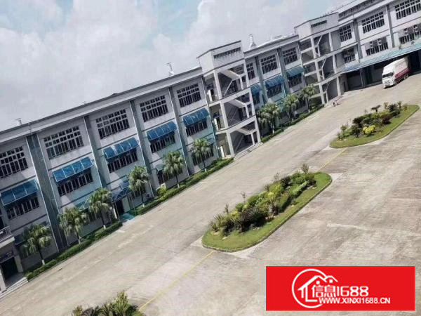 寮步横坑花园式厂房分租楼上670平全新地坪漆可办环评