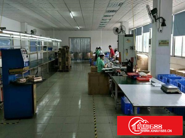 出租龙岗区坪地二楼厂房1100平米带豪华装修办公室