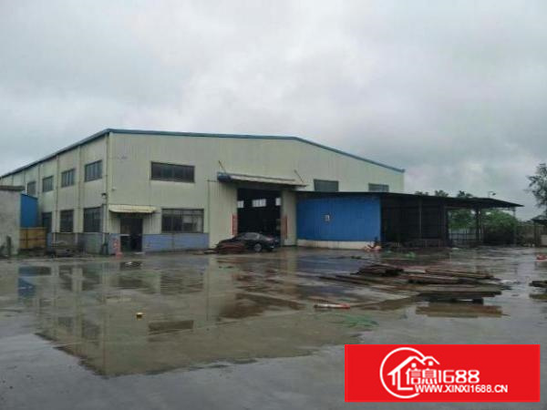 万江钢构独院单一层厂房3500平方.带水电装修有隔热层