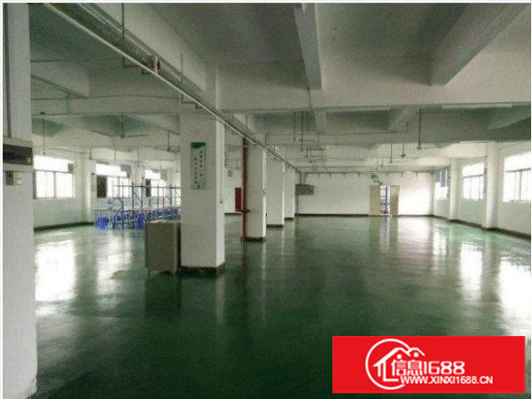 横岗188工业园电子厂房三楼2680平米带办公室水电线路齐全