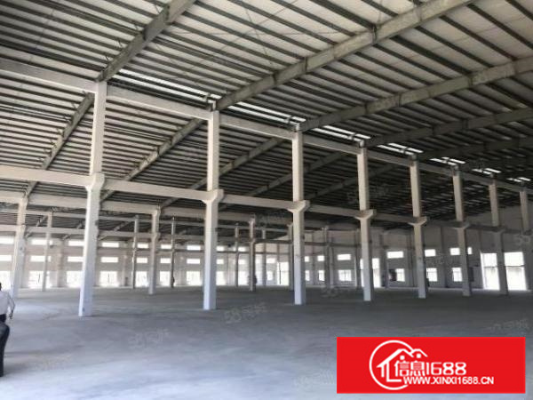 国有证可分租，砖墙到顶带牛腿，近高速6400方厂房出租!