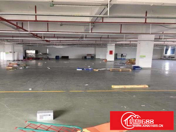 横岗大厦附近二楼1100平米带装修厂房出租有卸货平台