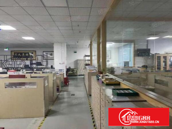 沙井新桥高新园区楼上1800平豪华装修带无尘车间