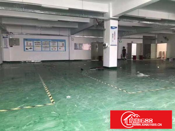 原电子厂房出租，楼上精装修800平方，水电齐全，无需转让费