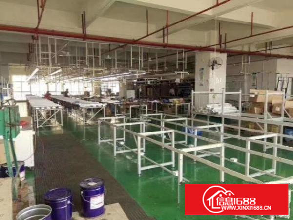 沙井新出楼上700平米精装修厂房招租