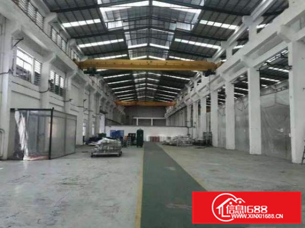 万江新村工业区单一层滴水8米高1800平方厂房带行车出租