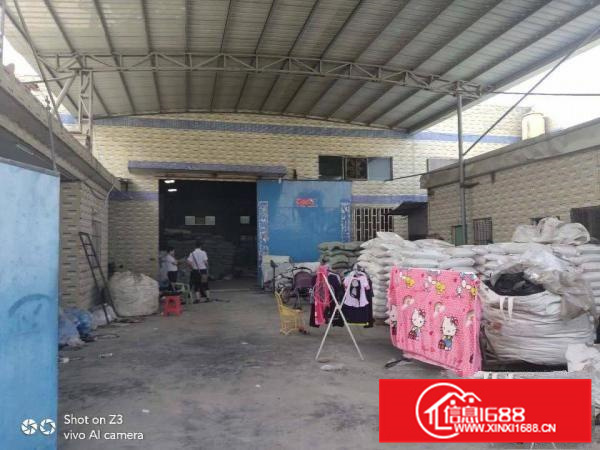 惠阳新圩一手房东独院钢构厂房1200平方，可做小污染