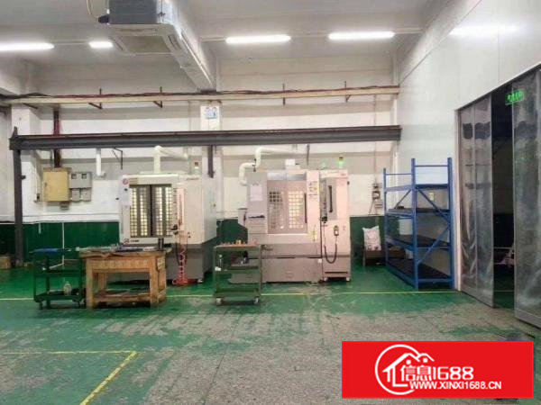 陈村一楼带行车厂房650平方，有办公室精装修，水电齐全