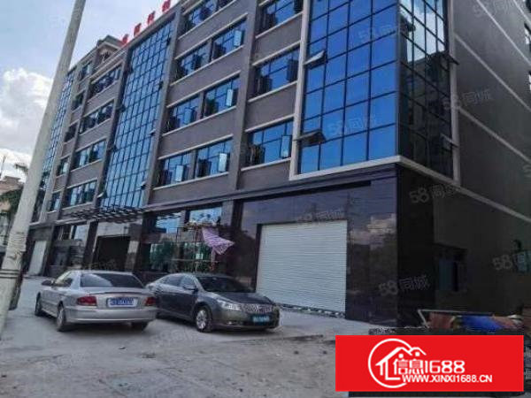 主干道旁新出200平方起租厂房，全景玻璃窗，电足够大