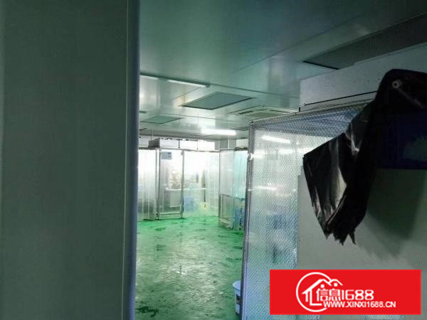 黄江北岸村新出带装修干级无尘车间1200平方，三楼厂房出租，