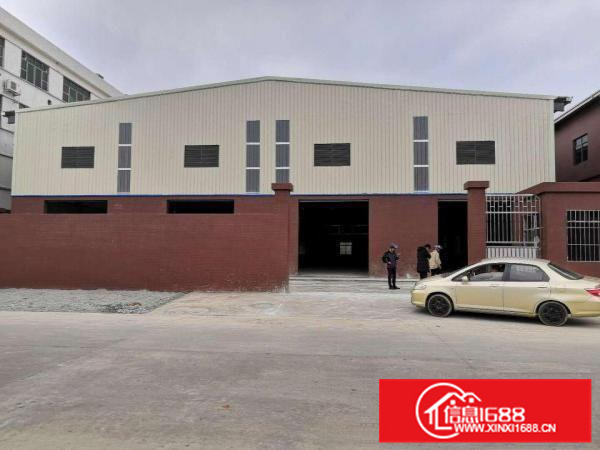 石湾砖墙到顶单一层钢构厂房出租2200滴水8米国有土地证