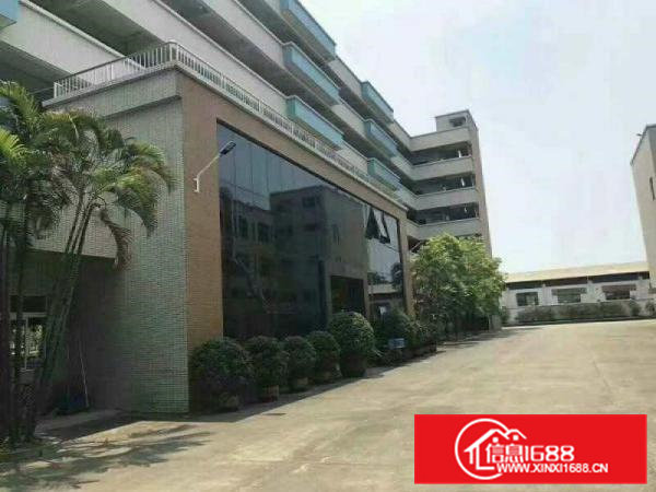 横沥镇东部快线出口花园式九成新厂房8000平米