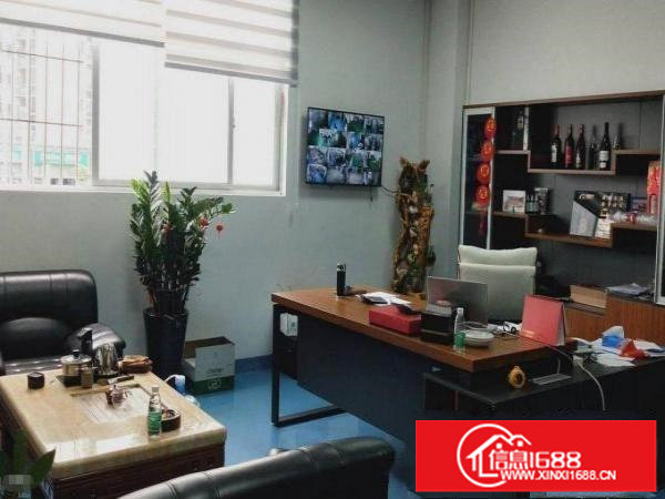 横岗六约村新出全新楼上2500平厂房带装修分出租，不需转让费