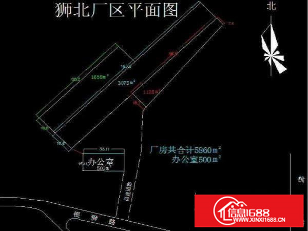 狮北全新独院厂房5860方招租