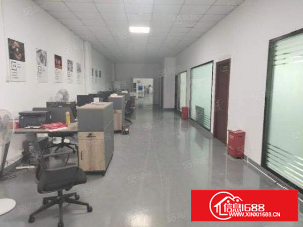 外环路新时代工业区4楼700平，4间办公室，前台，水电齐全