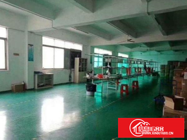 松岗沙水工业区出租厂房2楼1200平，带3吨电梯