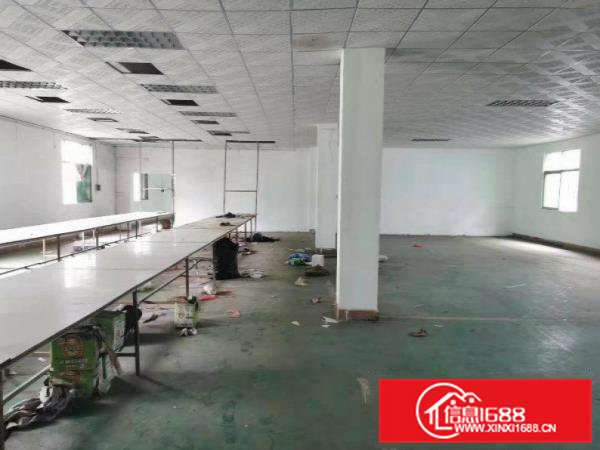 茶山京山楼上精装修吊顶厂房380平方带办公出租