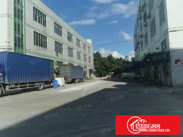 凤岗华兴工业园新出一楼900平超大空地带牛角厂房出租可分租