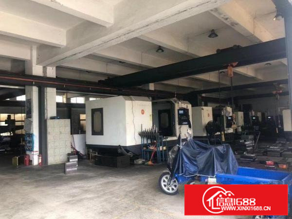 标准一楼厂房2500平方带行车带装修靠马路超大空地园区