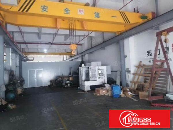 长安厦边工业区一楼6米高450平带10吨行车厂房出租